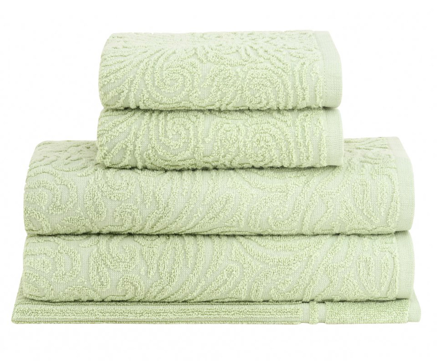 Jogo de Toalhas Liz Extra Soft Verde 5 pe&ccedil;as - image 0