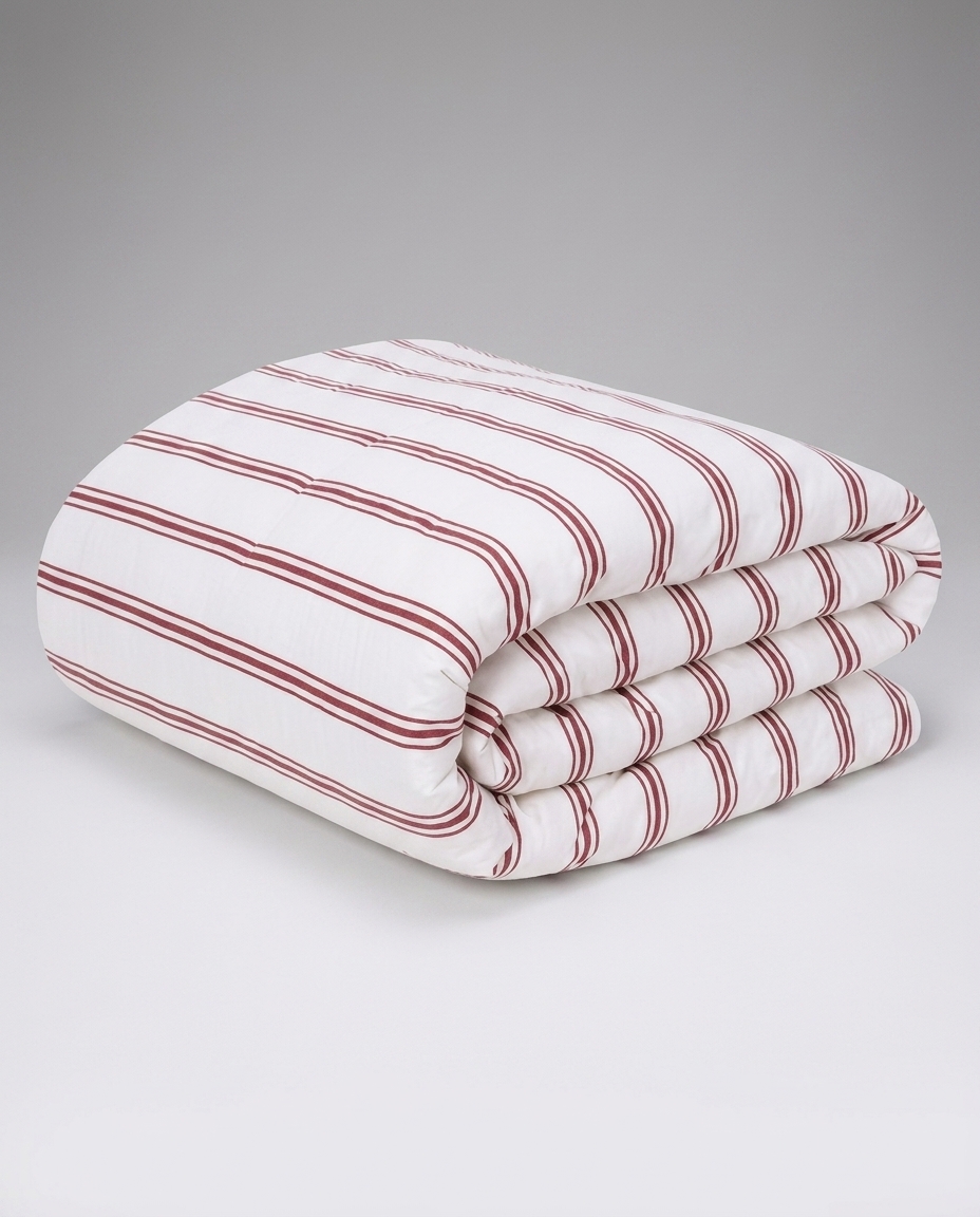 Duvet Listras Capri Vermelho 200 Fios image number 5