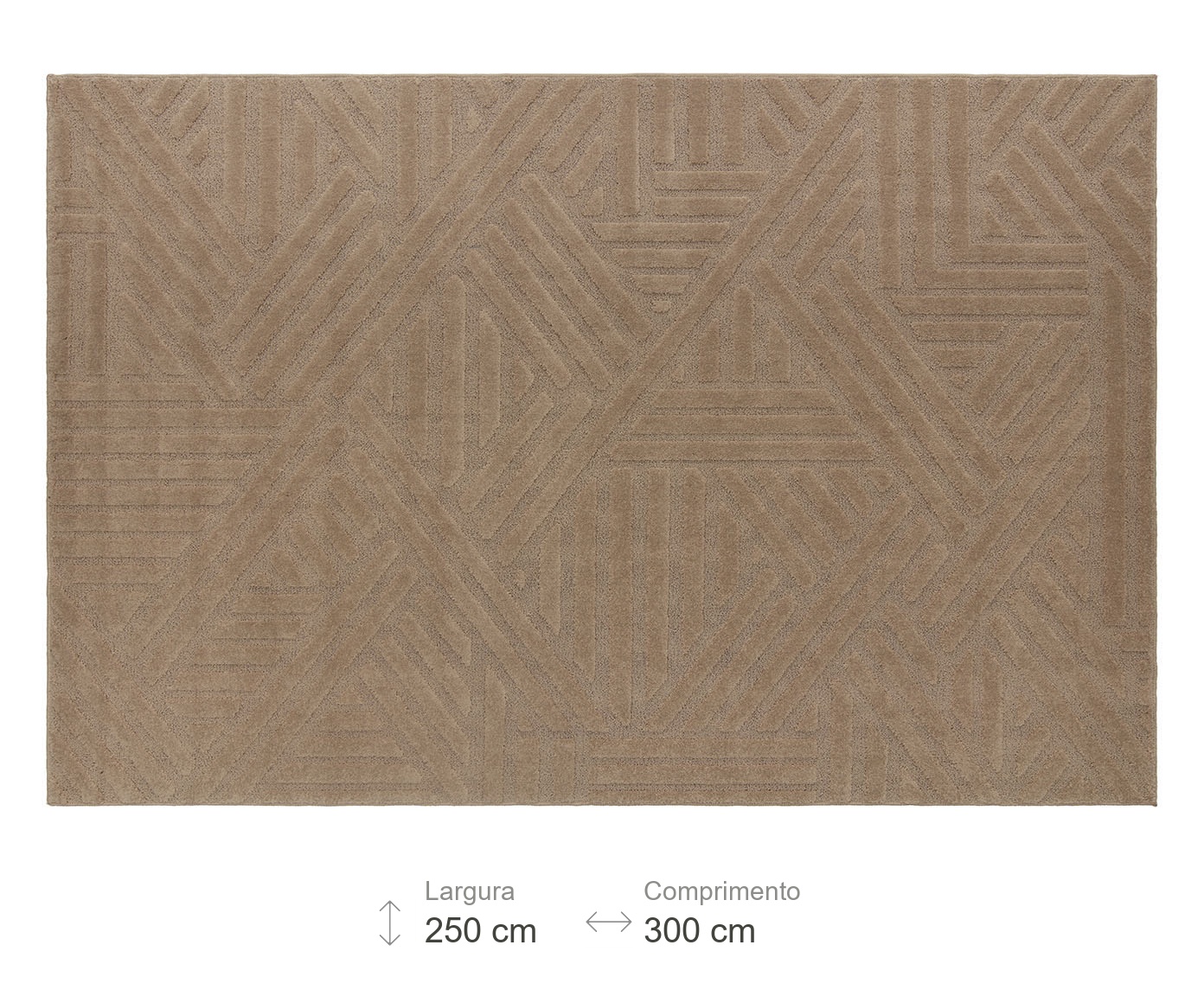 Tapete Realce Trama Creme Cotton image number 3