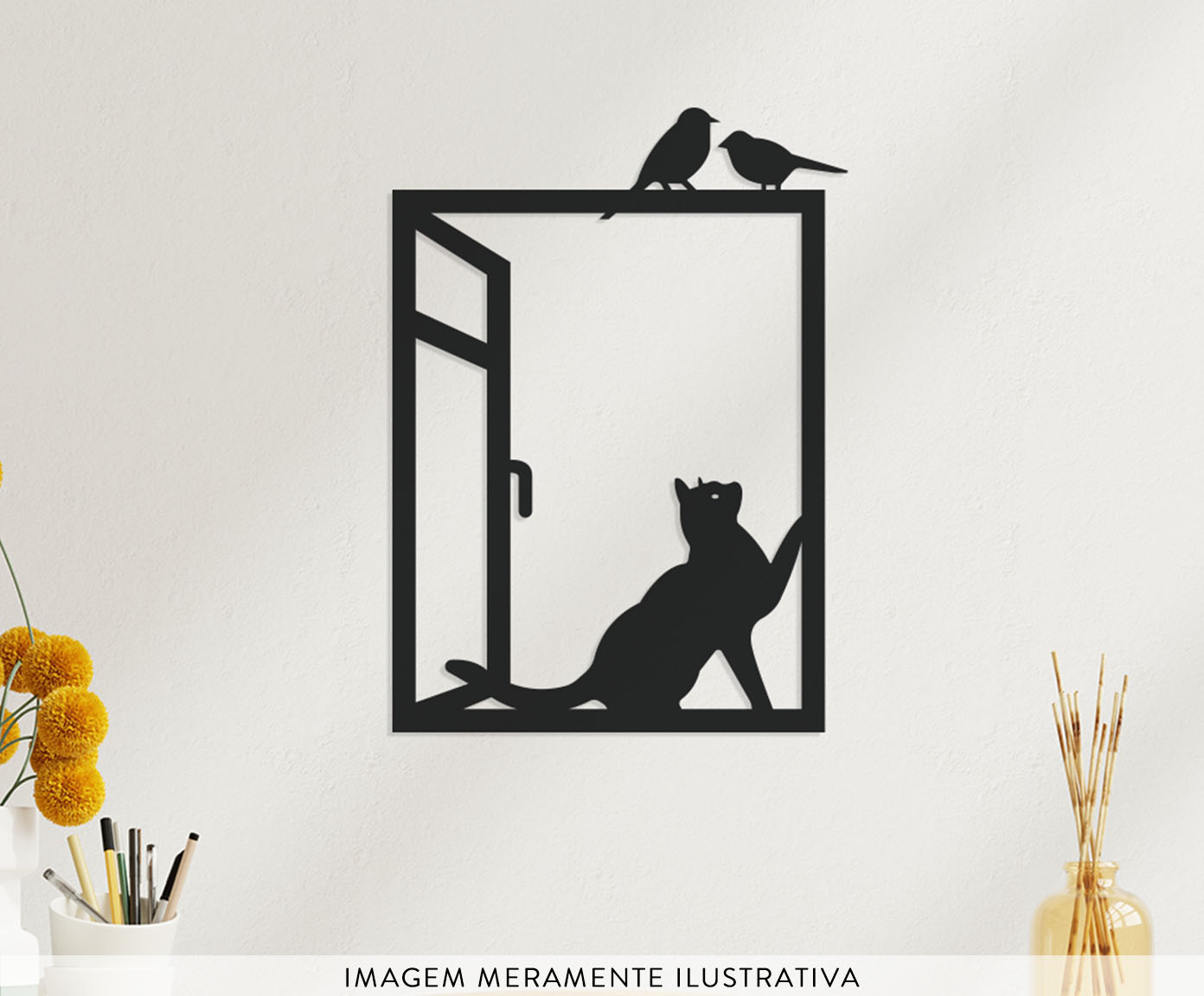Quadro Vazado Janelinha - image 1