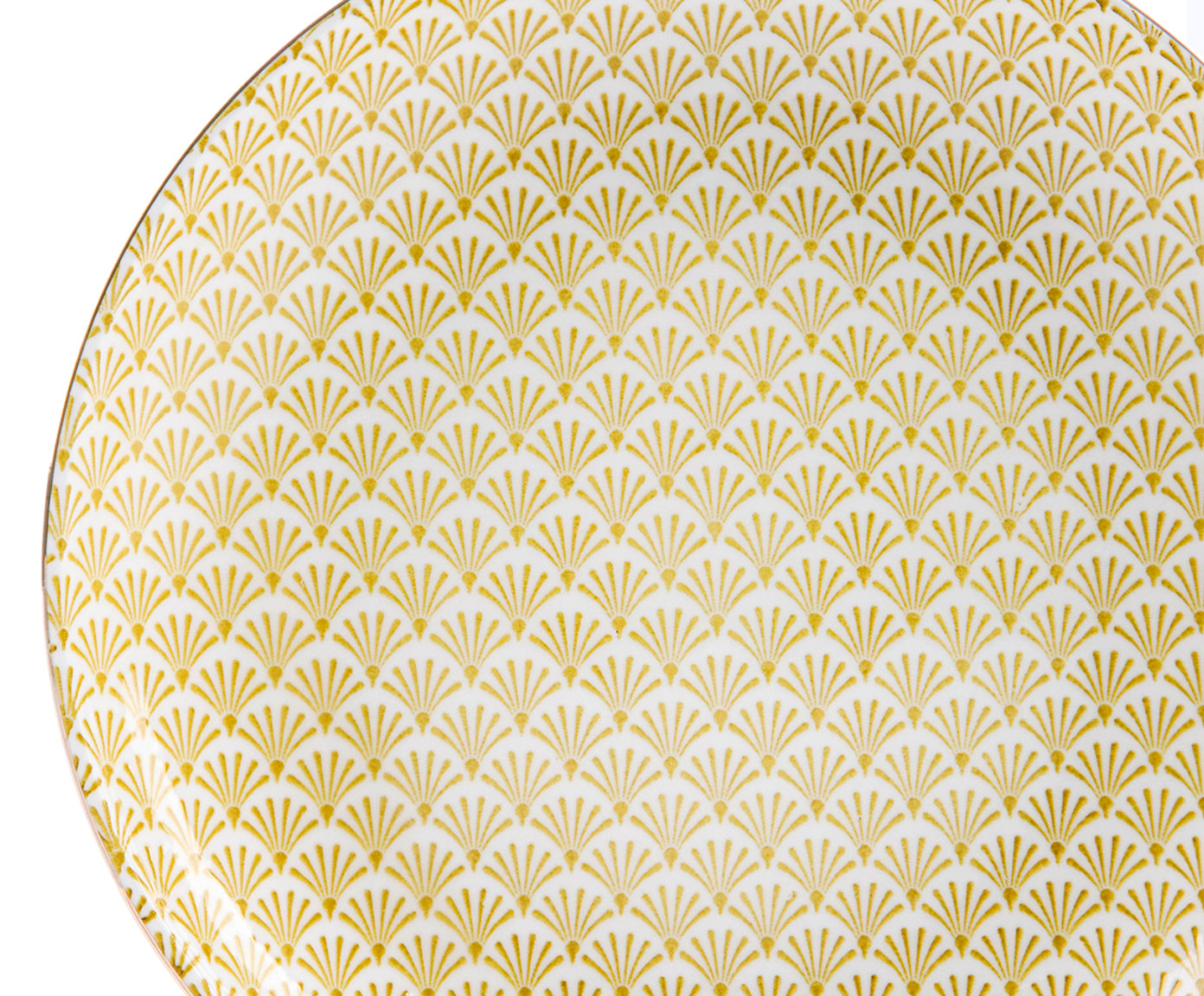 Prato para Sobremesa em Porcelana Elis - Amarelo image number 1