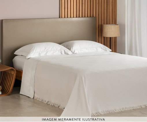 Colcha In Design Franja Bege image number 2
