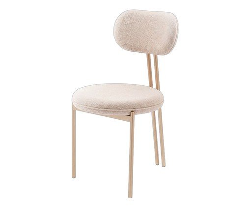 Cadeira Serena Boucle Champanhe - image 0