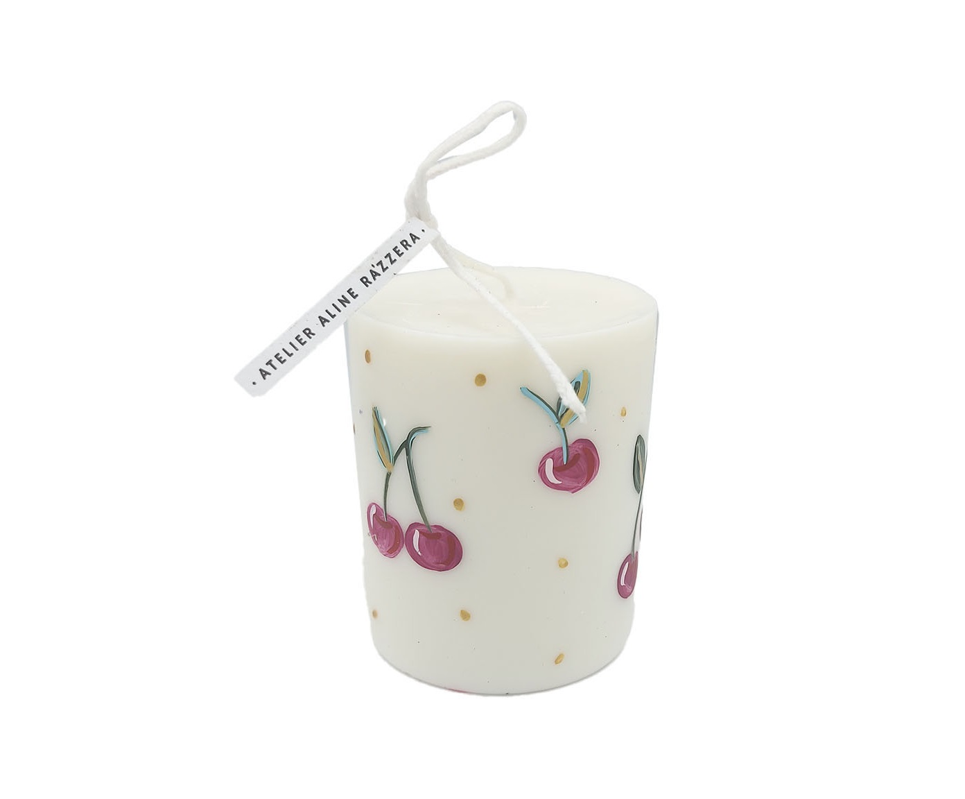 Vela Pilar Cherry Branco image number 0