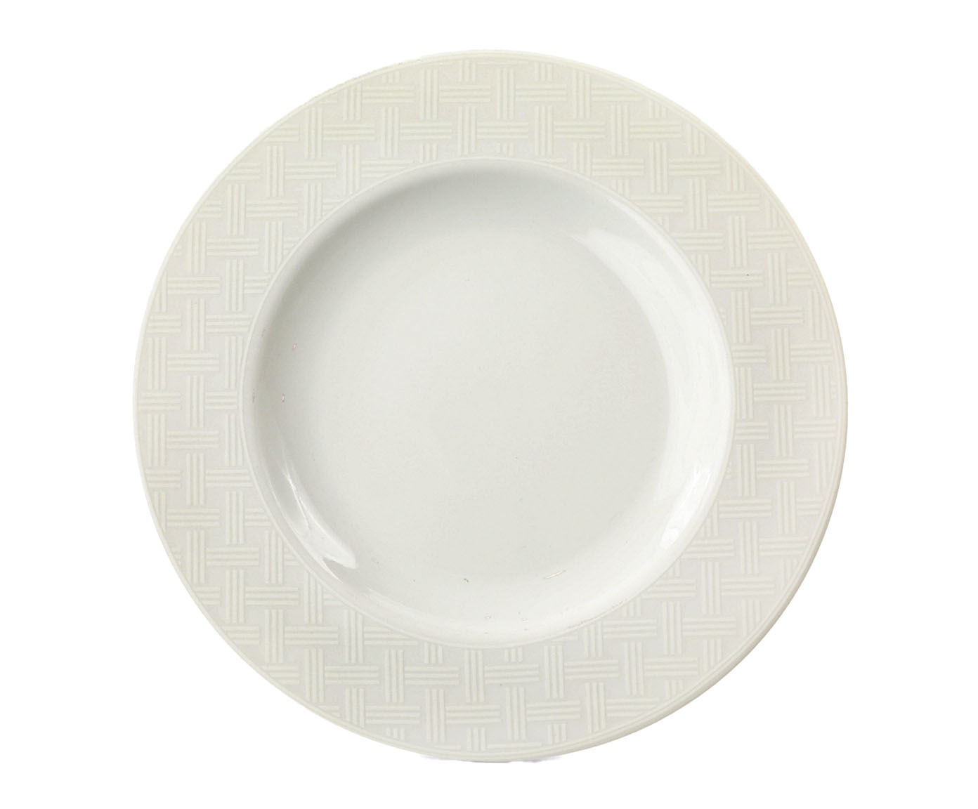 Prato Sobremesa Santorini em Porcelana Branco - image 0