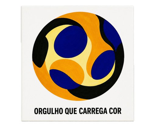 Azulejo Decorativo Orgulho que Carrega Cor image number 0
