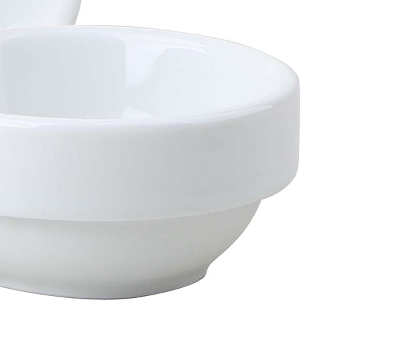 Jogo de bowls Blanc em porcelana branco - image 1