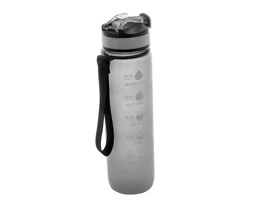 Garrafa Squeeze Cinza - 1L image number 1