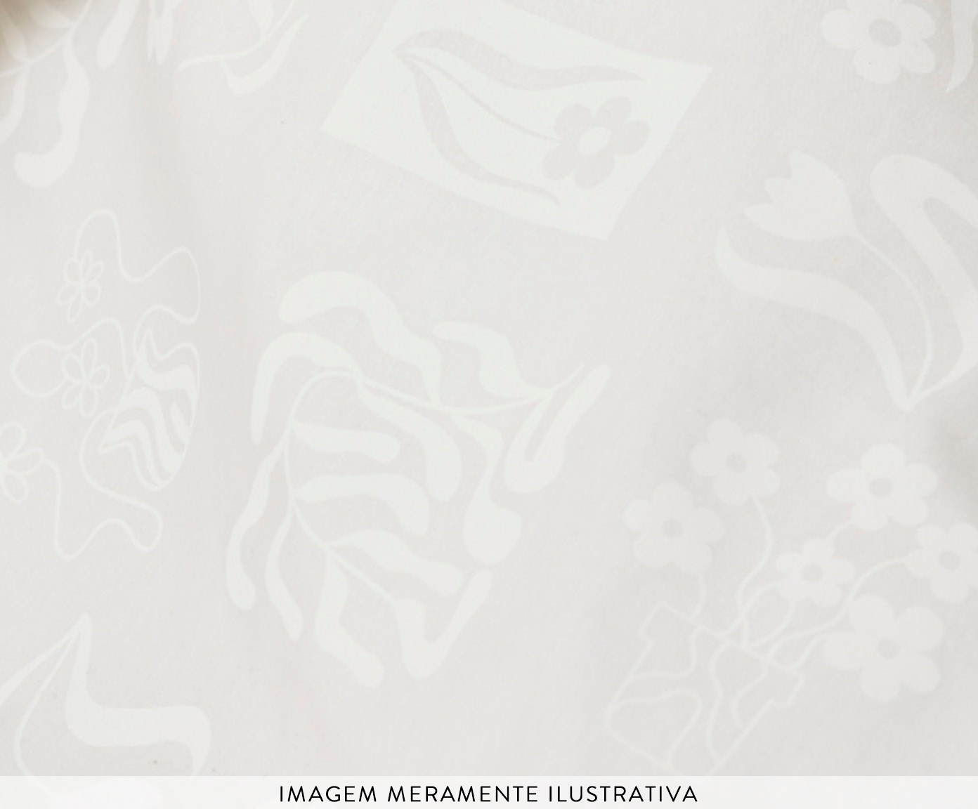 Jogo de Cobre-Leito Percalle Estampado All White 200 Fios image number 2