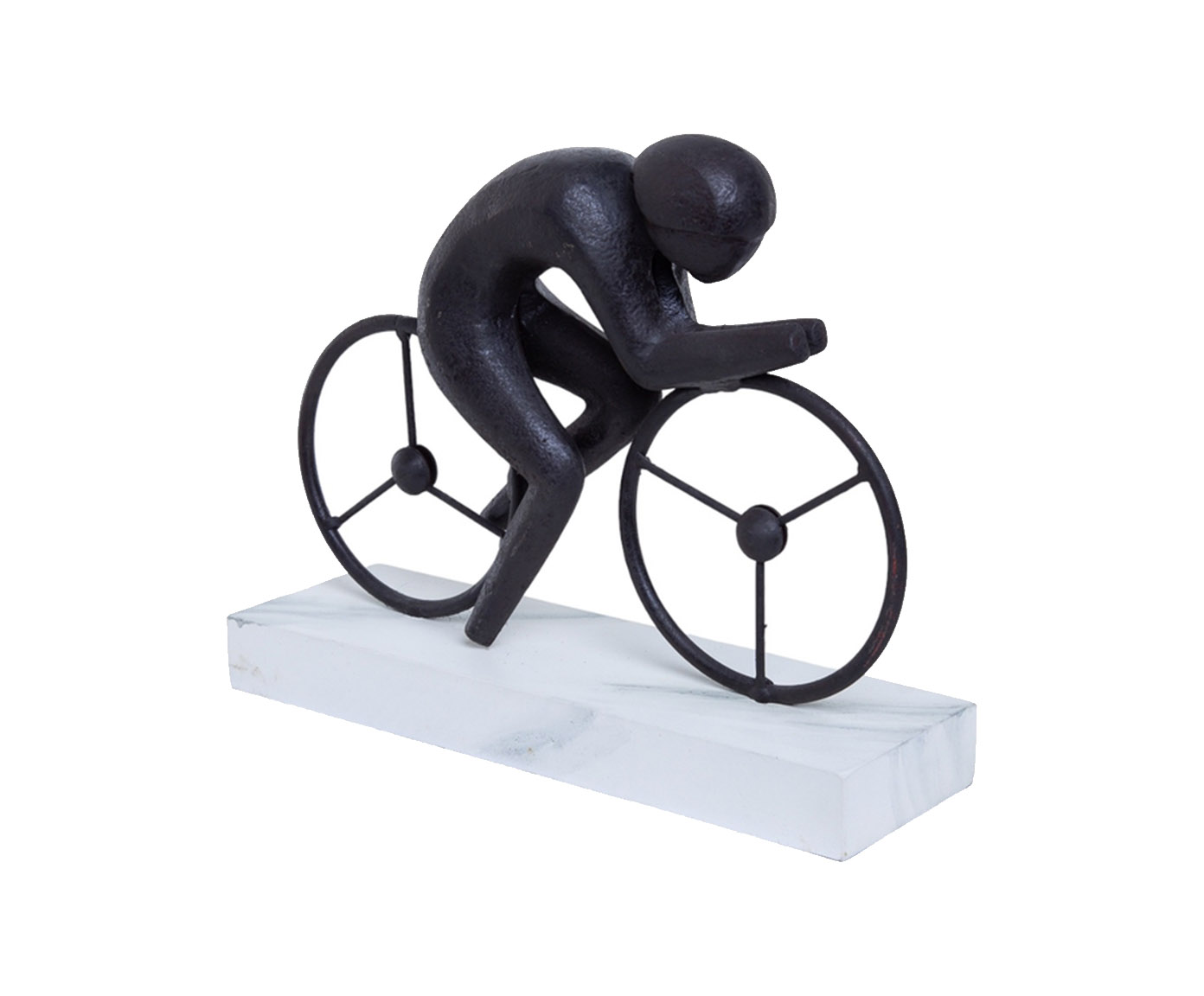 Escultura Homem na Bicicleta Atiara image number 0