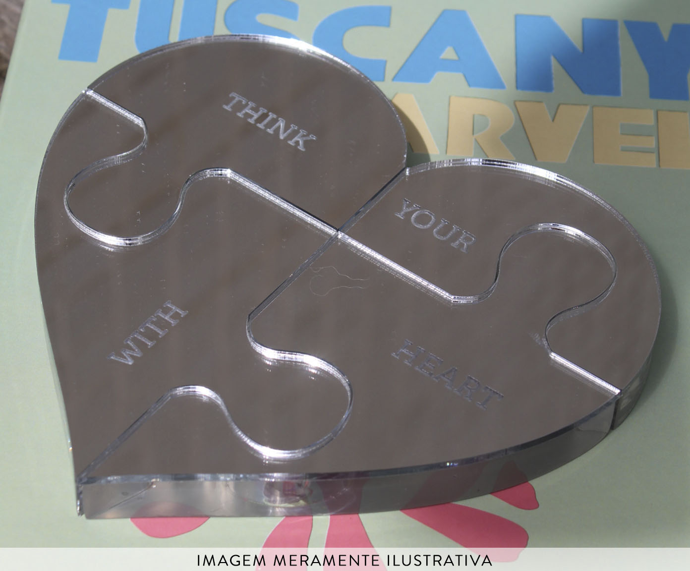 Puzzle Cora&ccedil;&atilde;o Silver image number 2