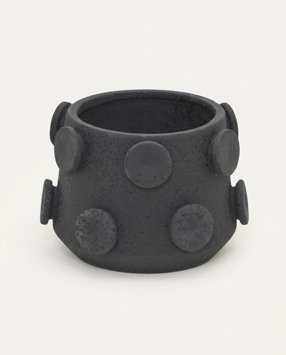 Cachepot Gordon I - Preto - image 0