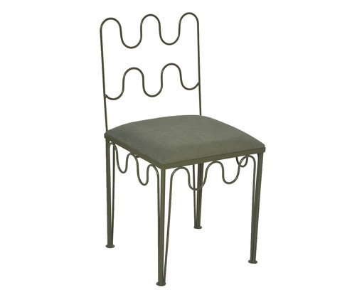 Cadeira Pop Indoor Ondas - Verde Musgo image number 0