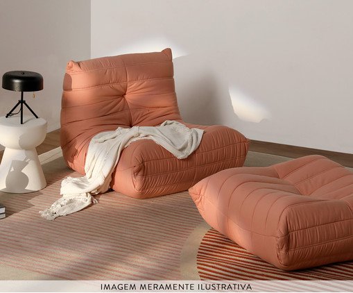 Poltrona Nirvana em tecido Pet Friendly image number 1