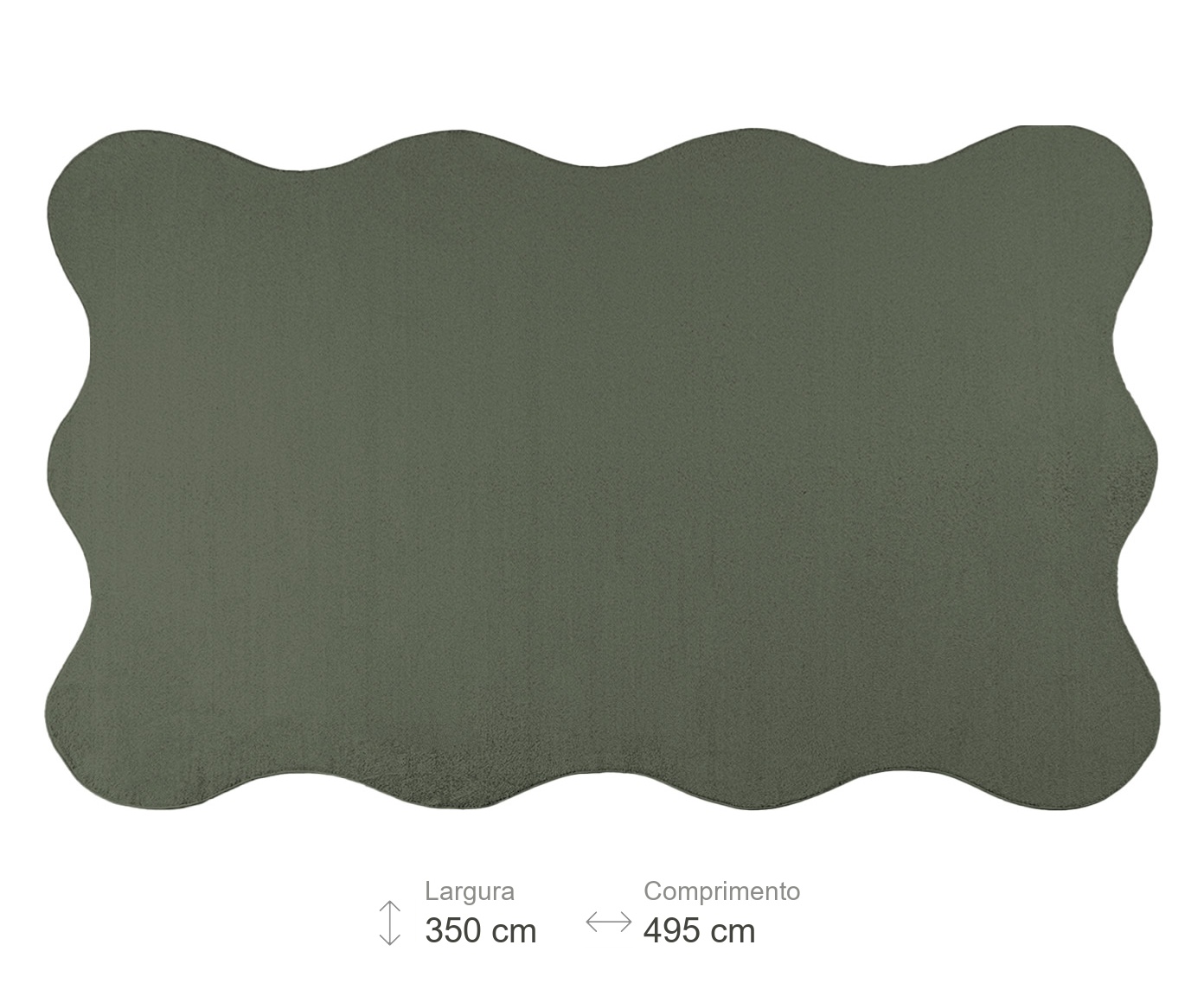 Tapete Org&acirc;nico Wish Scallop Verde image number 6