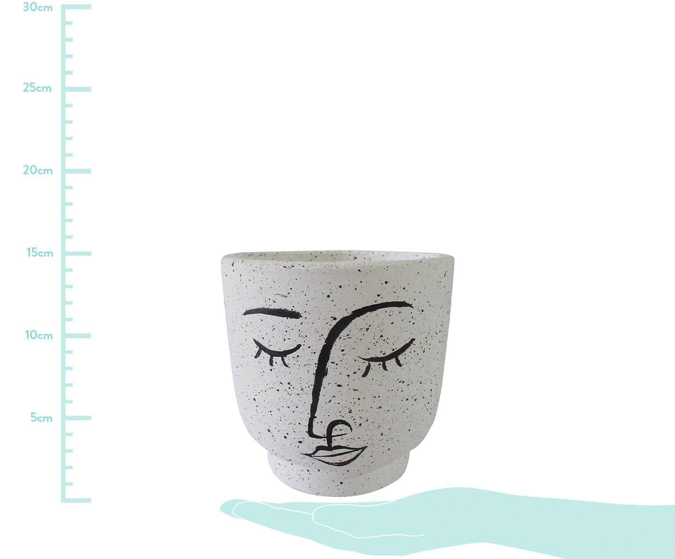 Vaso em Cimento Enes - Cinza image number 2