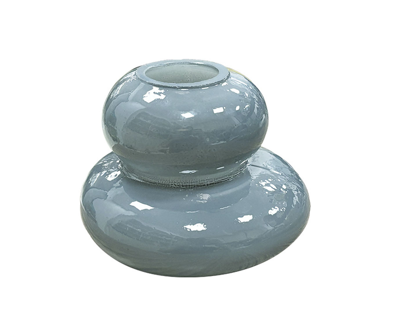 Vaso Decorativo Empiler Cinza image number 0