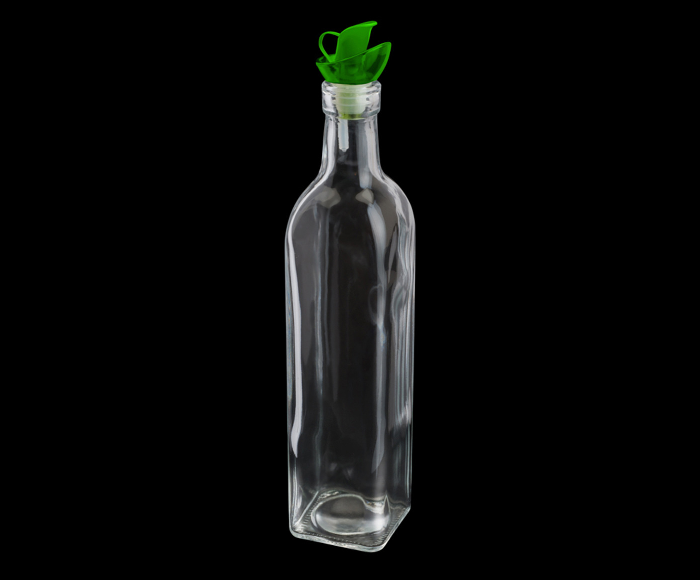 Garrafa para Azeite Transparente com Tampa Verde image number 2