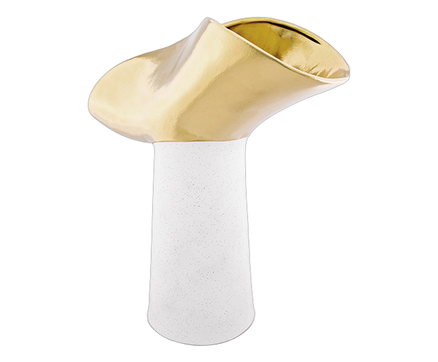 Vaso Chapeu Dourado image number 0