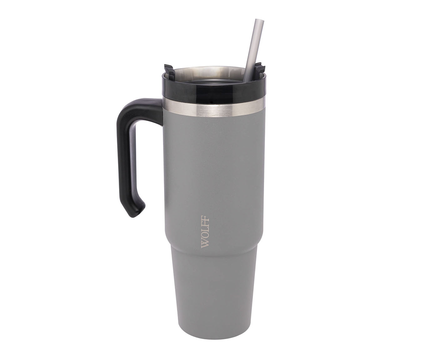 Caneca T&eacute;rmica com Parede Dupla Slimterm Cinza image number 1