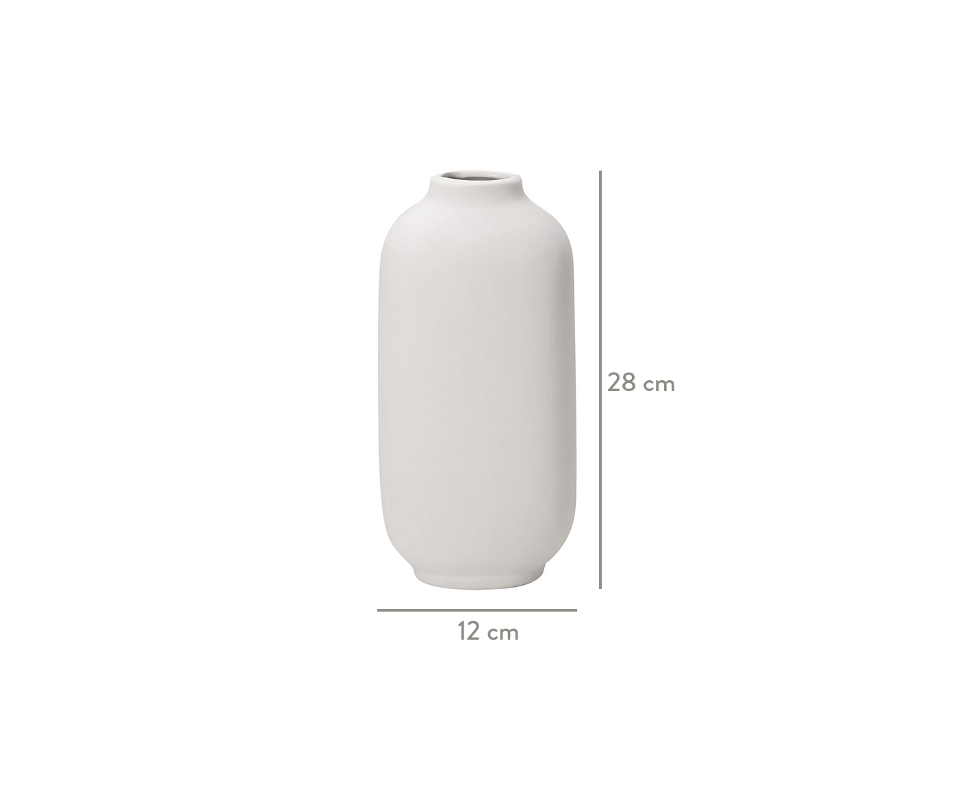 Vaso em Cer&acirc;mica Agan - Branco image number 2