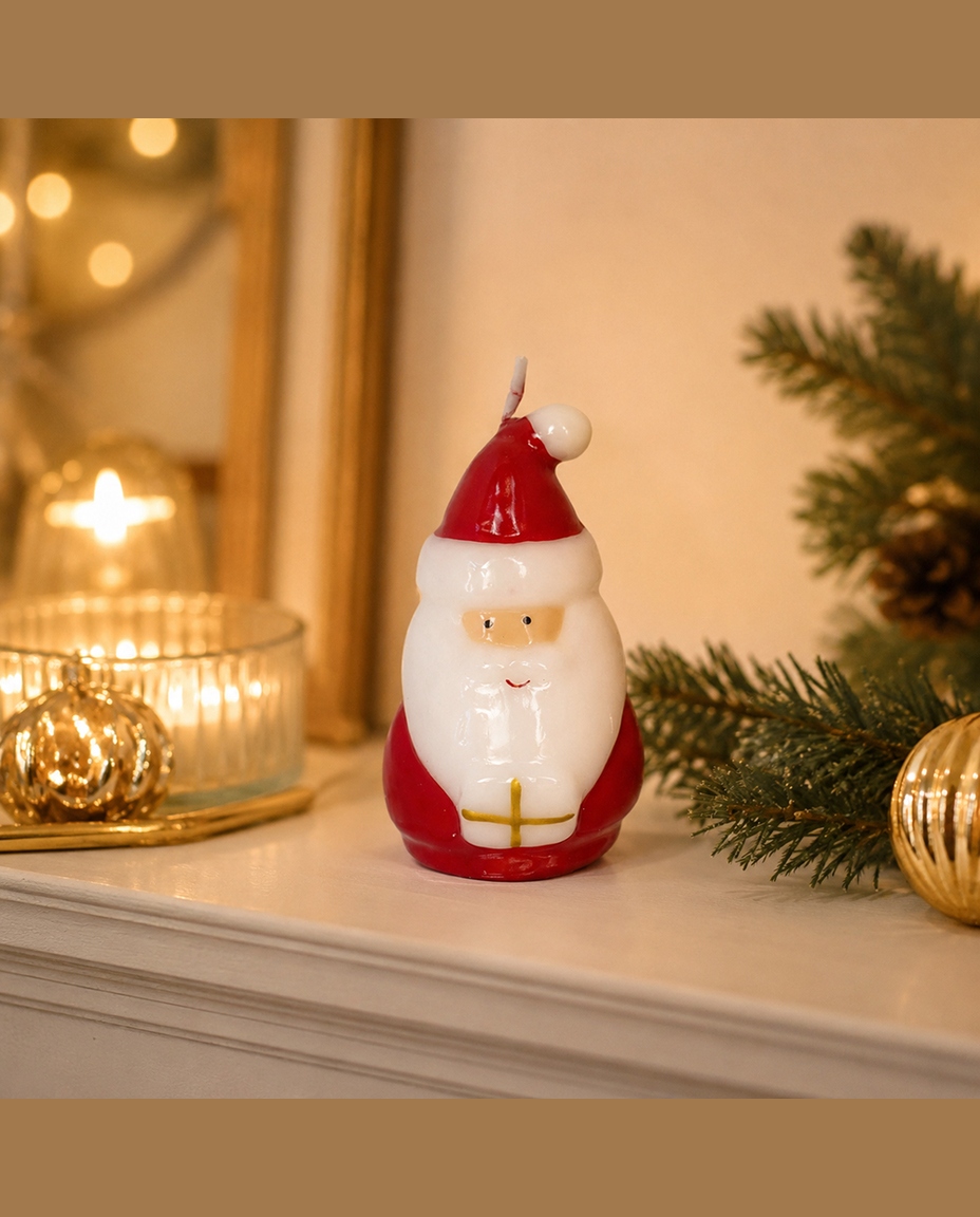 Vela Decorativa Papai Noel - image 1
