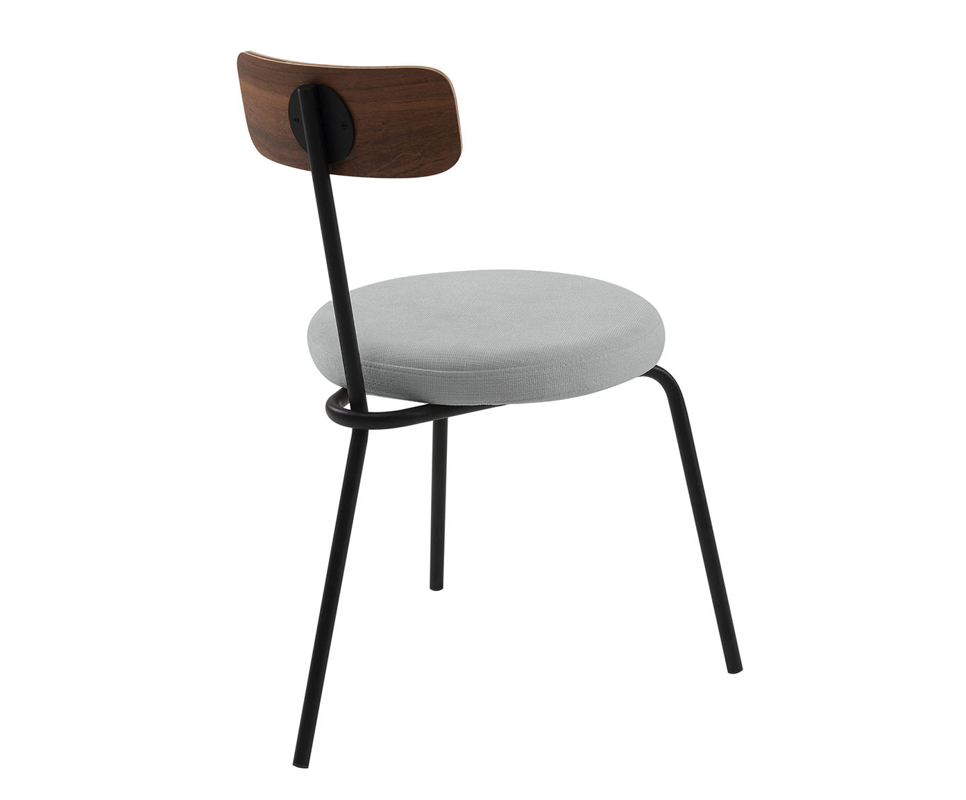 Cadeira Ego Cinza e Preto - image 1