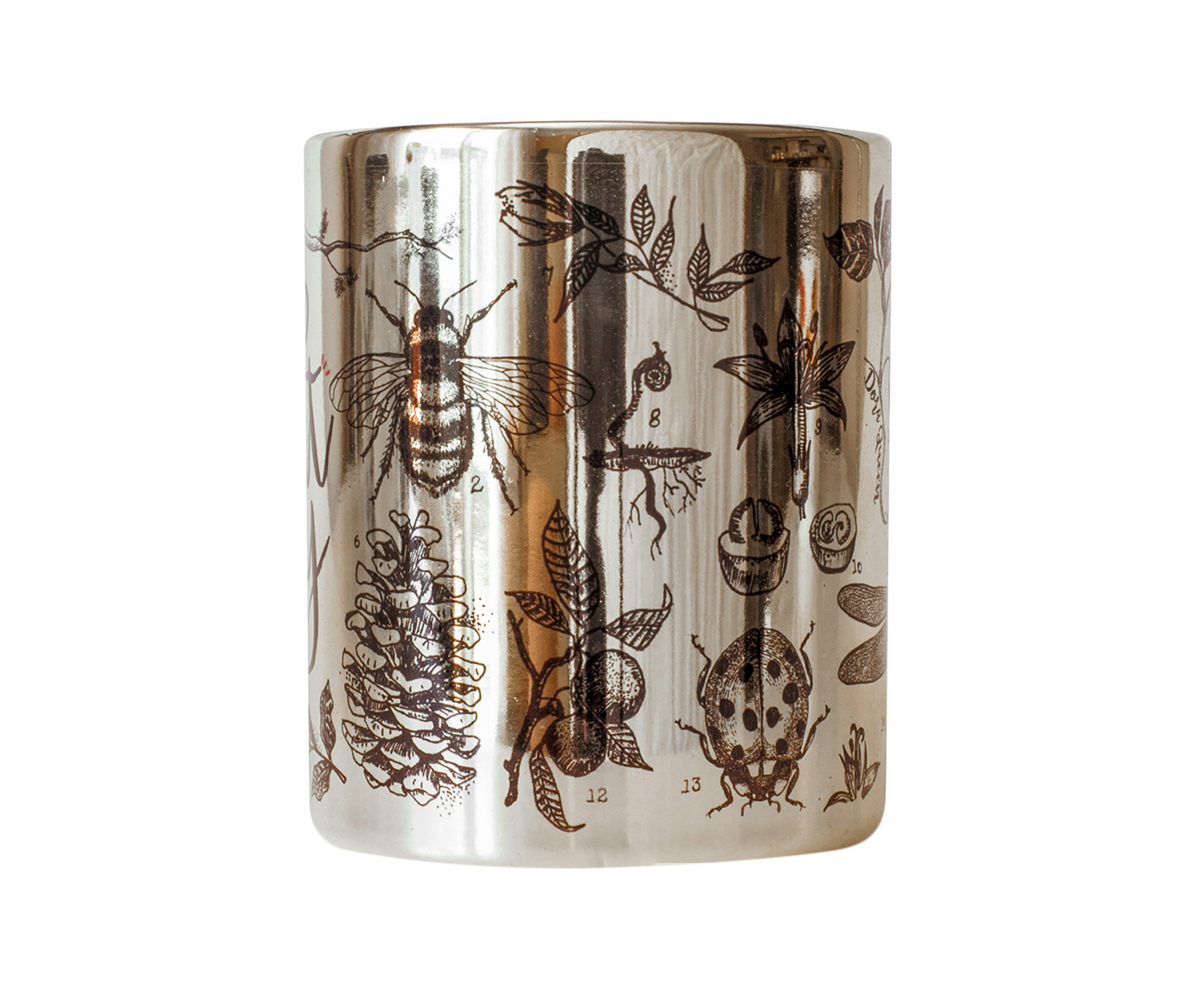 Caneca Crazy Plant Lady Dourada image number 1