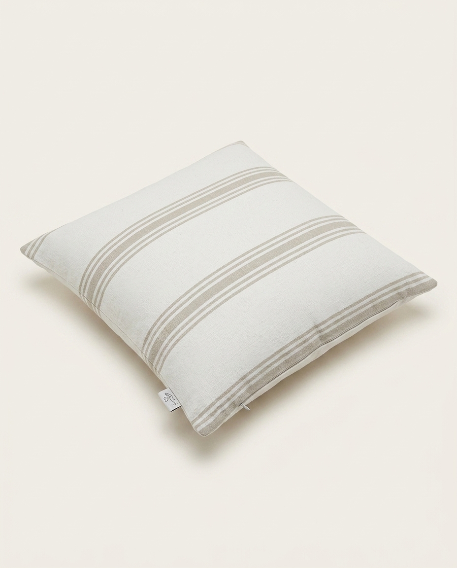 Capa de Almofada Trysha Off-White e Bege image number 3