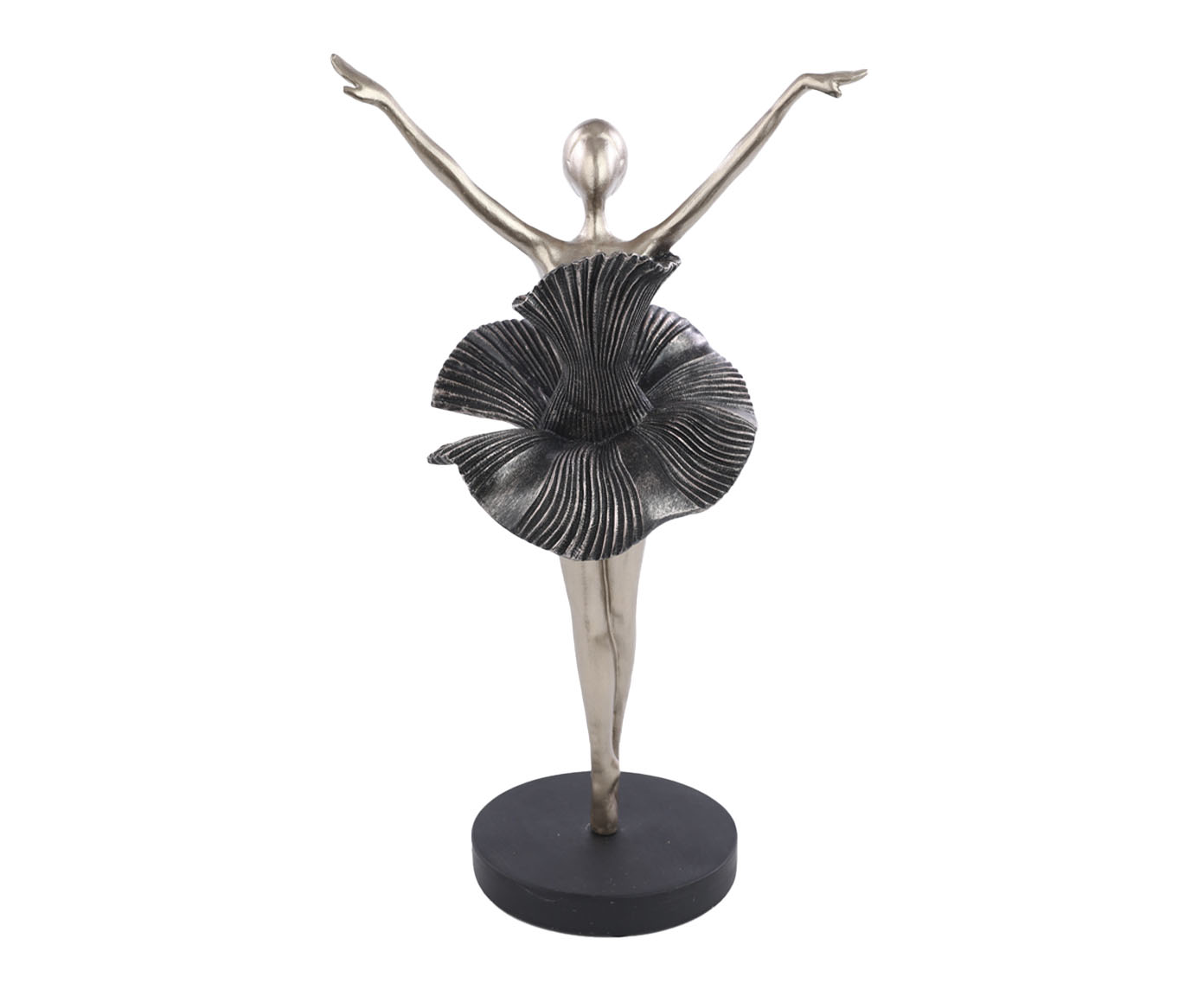 Adorno Bailarina Prata I image number 0
