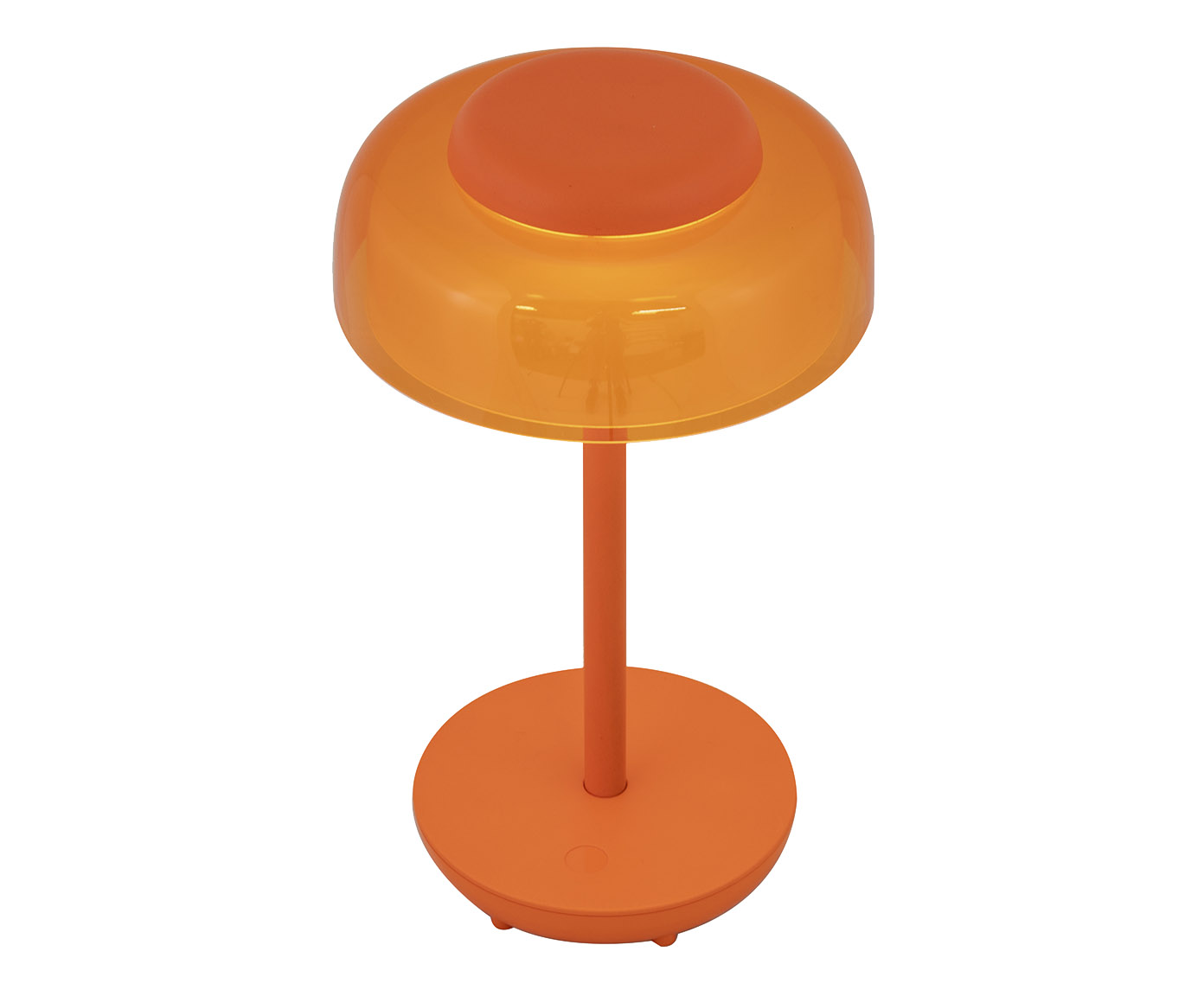 Lumin&aacute;ria de Mesa Recarreg&aacute;cel Bivolt Annie Laranja image number 0