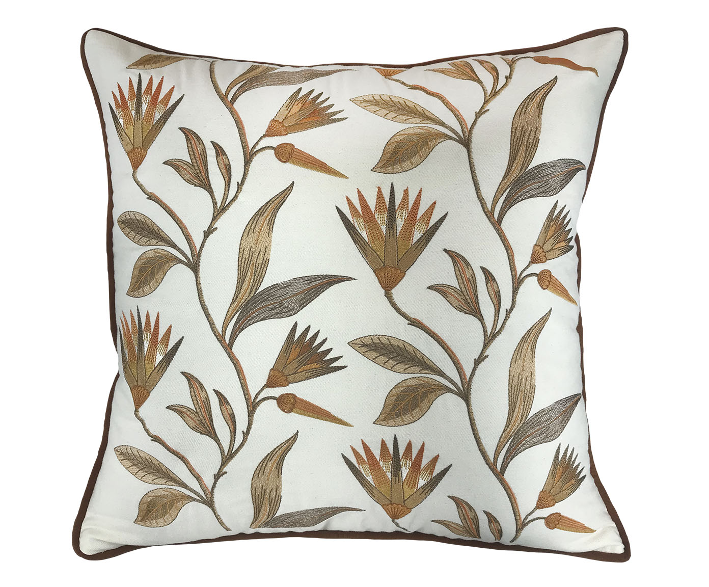 Almofada Botanic com Bordado Terracota - image 0