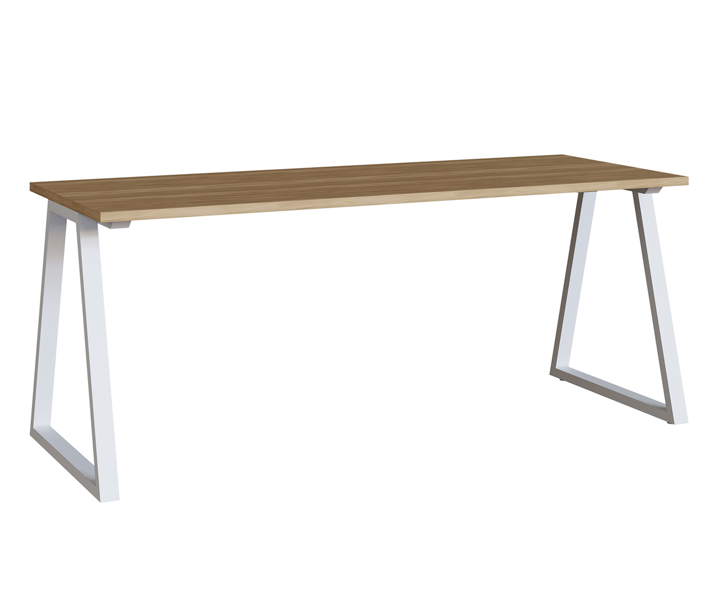 Mesa Escrivaninha Concept Home Office Nogal Sevilha - Branco image number 1