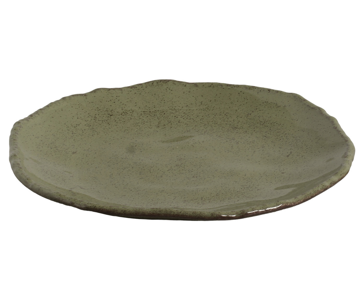 Jogo de Pratos Fundo Org&acirc;nico Eco Stone Jade Verde - image 1