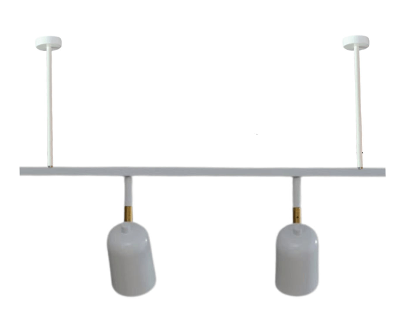 Trilho de Teto Ewa com 2 Spots com Extensor Branco image number 0