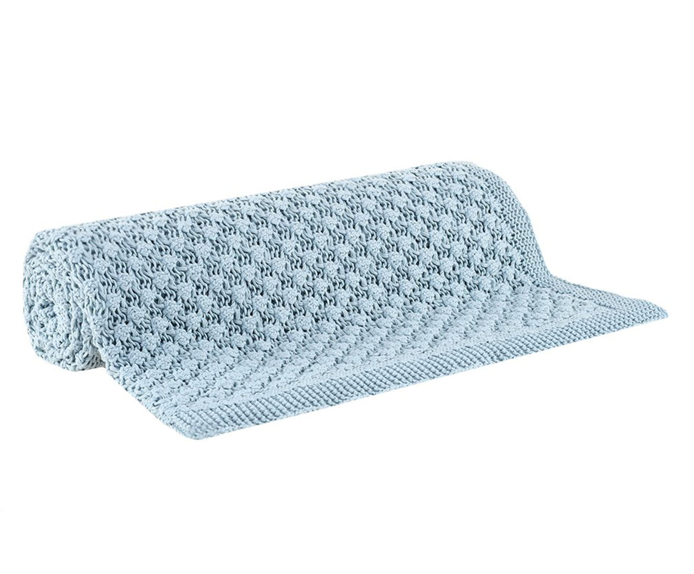 Manta Tricot Zoe Azul - 125X150cm - image 0
