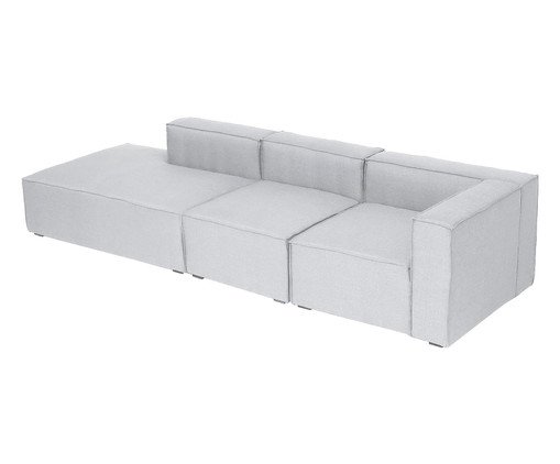 Sof&aacute; 3 M&oacute;dulos Encosto Parcial Direito Mensa image number 3