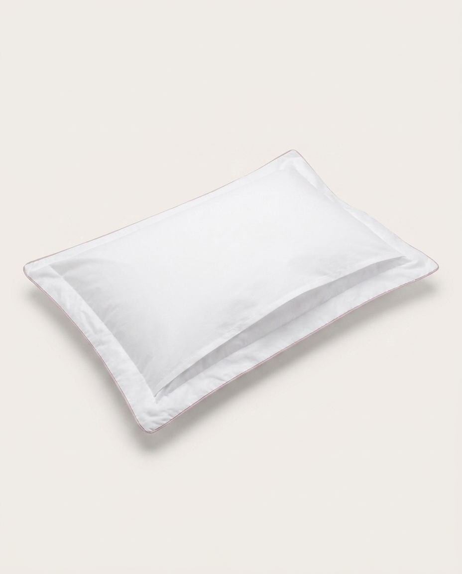 Fronha Basics em Vivo Branco e Ros&ecirc; 200 Fios image number 8