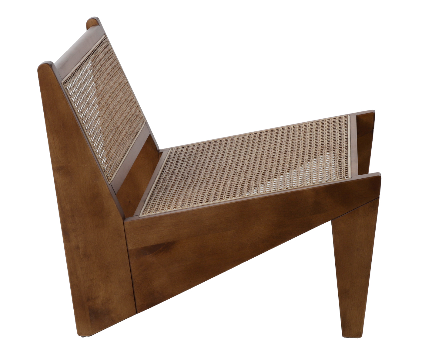 Poltrona Isla  Walnut e Palhinha Natural image number 3