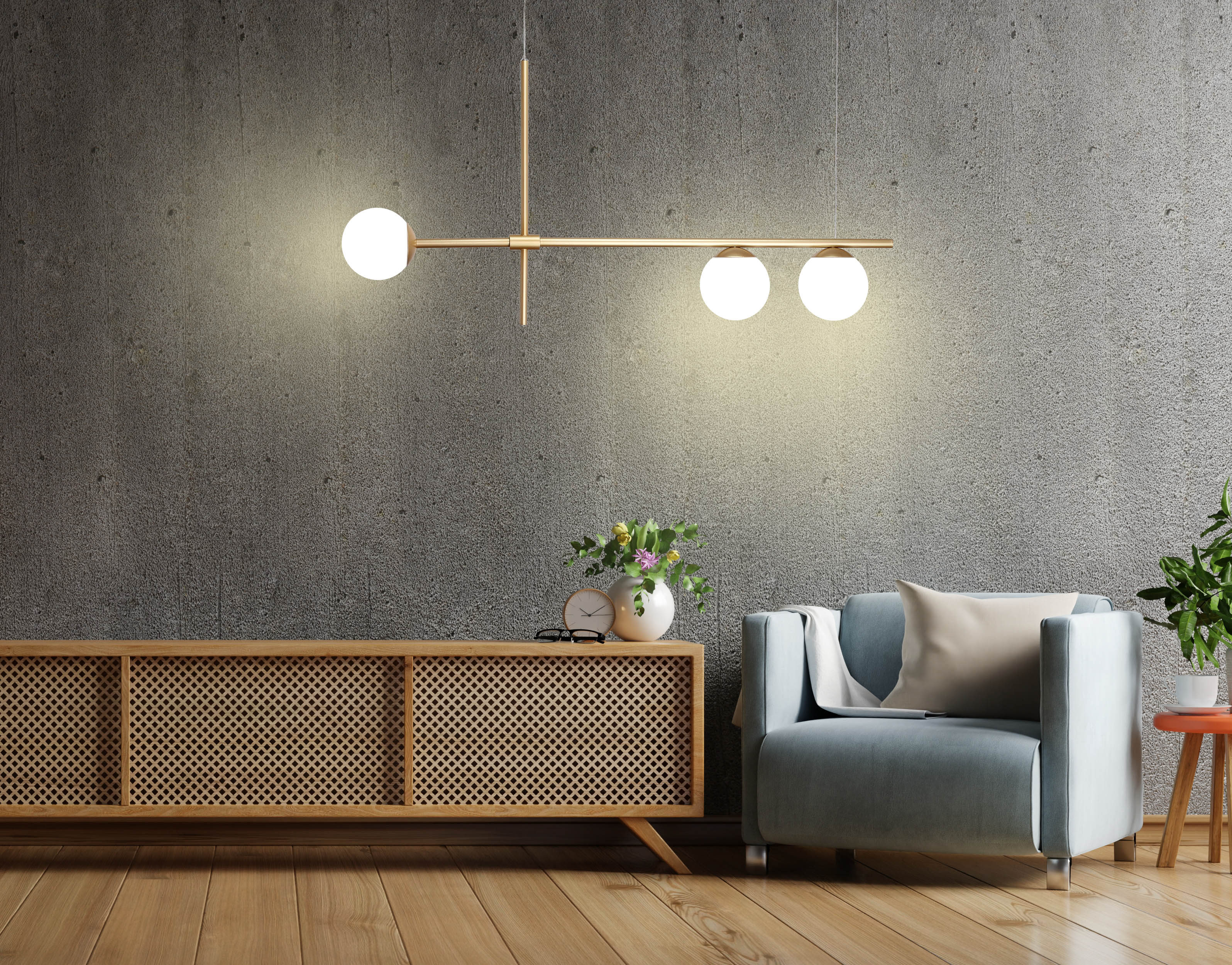 Pendente Hills Dourado - Bivolt image number 3