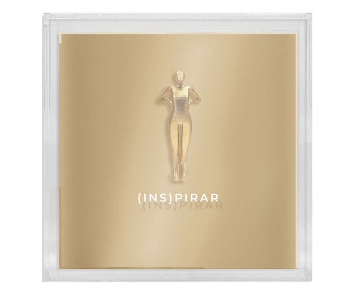 Caixa Decorativa Inspirar Dourado - image 0