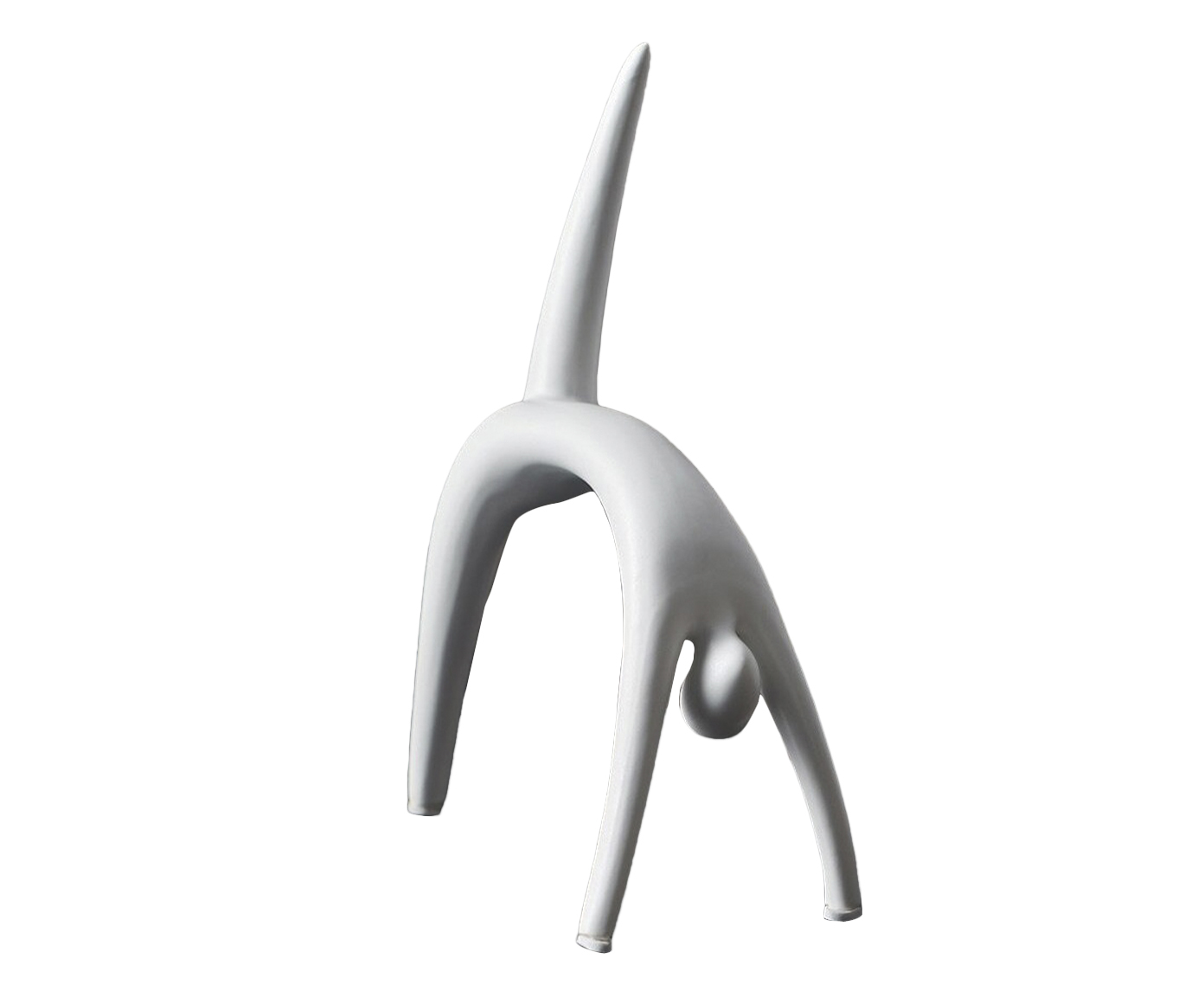 Escultura em C&ecirc;ramica Yoga - Branco image number 0