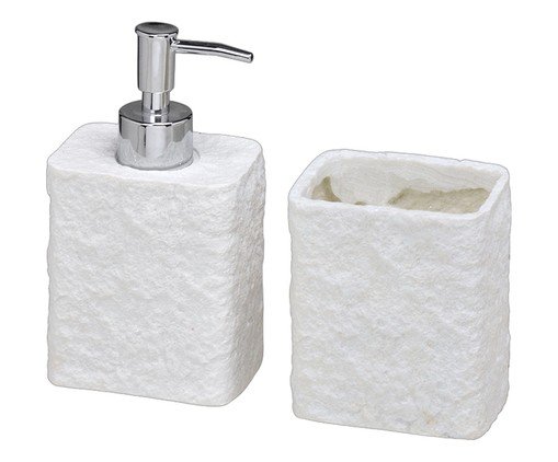 Jogo de Banheiro Haned Off-White - image 0