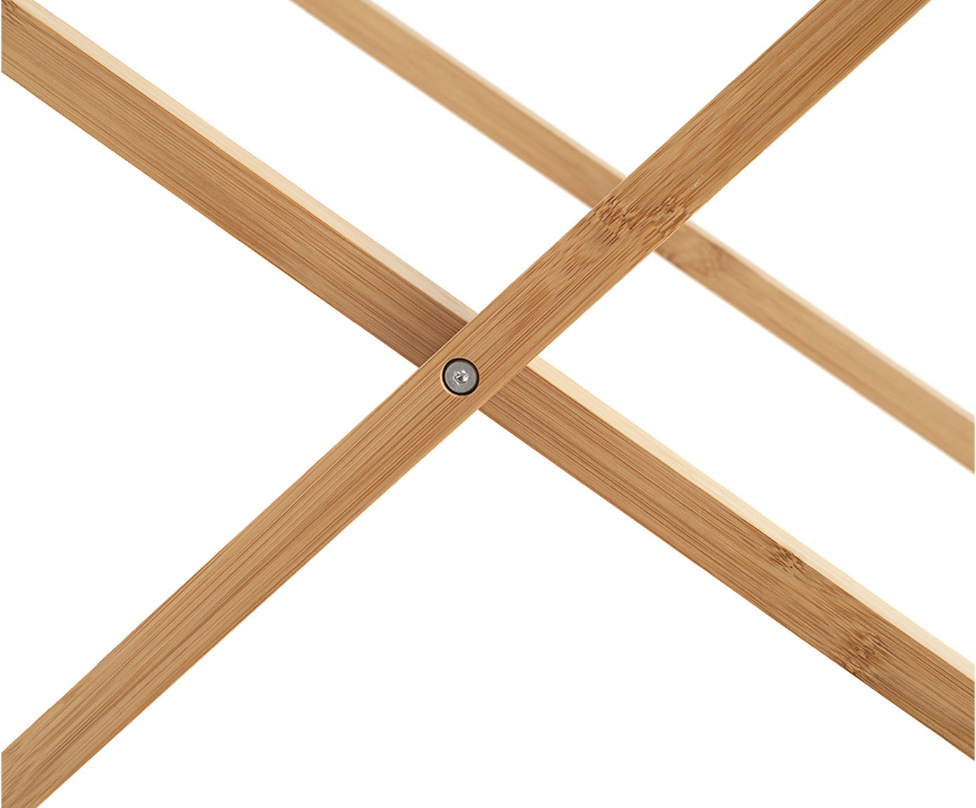 Varal Horizontal em Bambu Simplo Branco image number 3