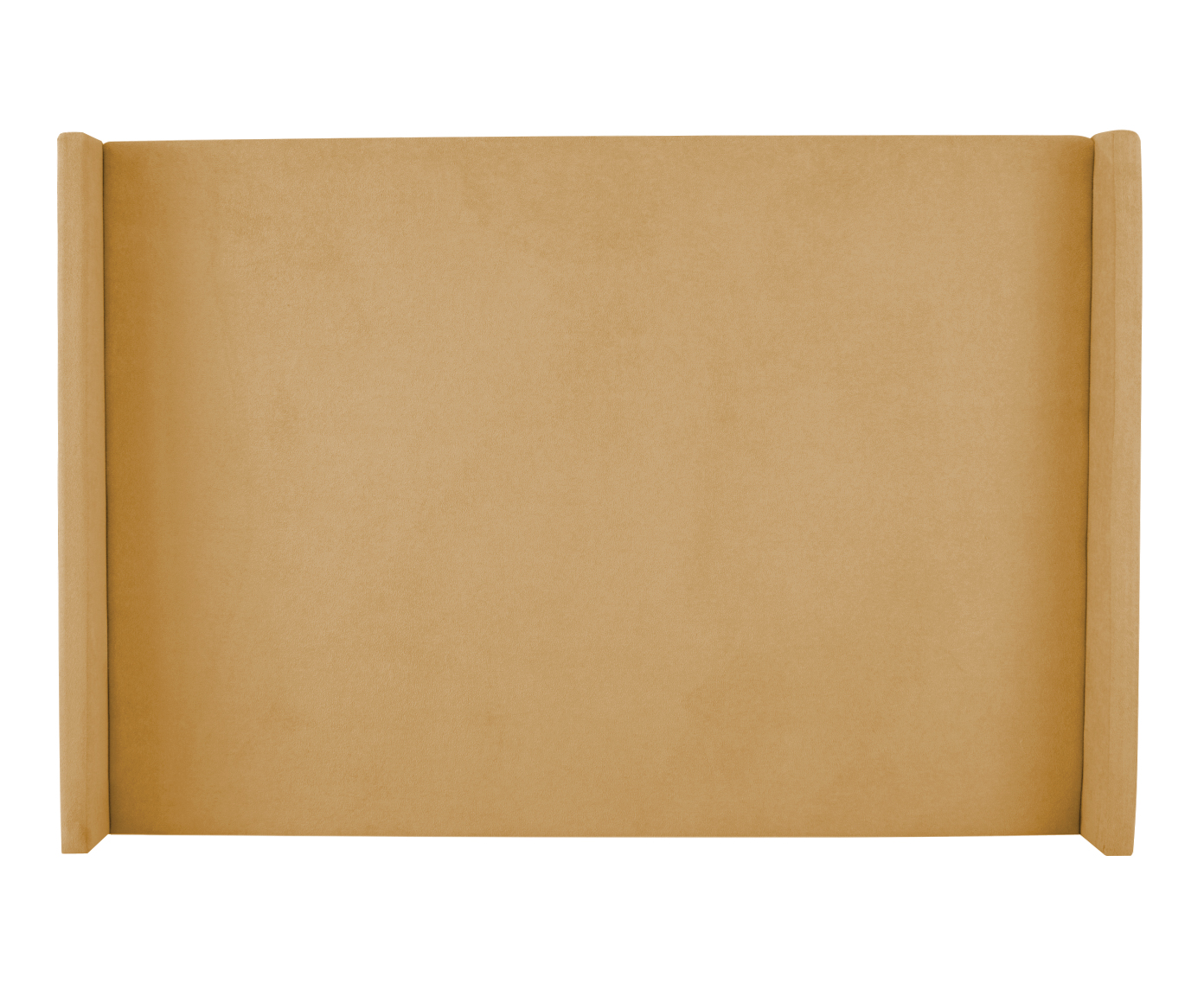 Cabeceira em Boucle Aveludado Classic Amarelo Ocre image number 1