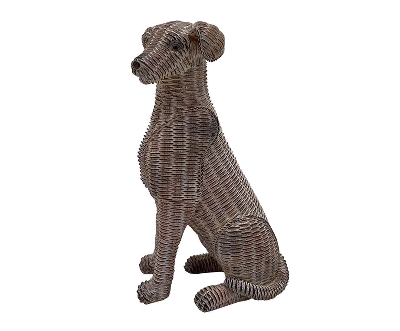 Cachorro Decorativo Canis Marrrom e Branco - image 0