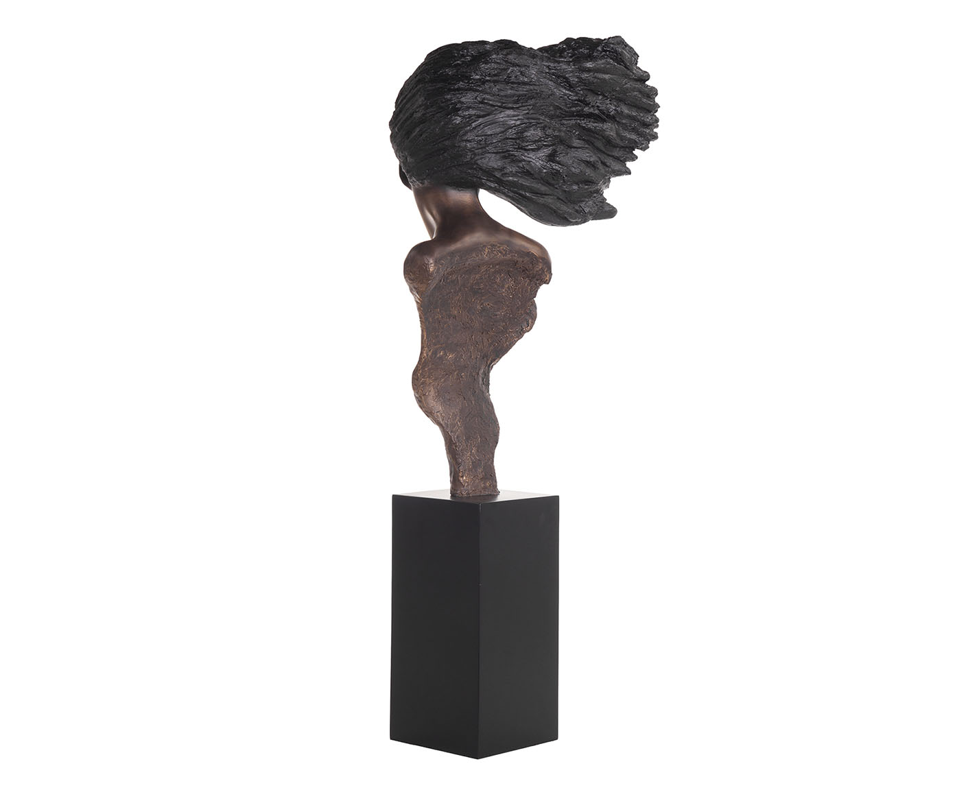 Adorno Cabelo Ao Vento Dourado Envelhecido - image 1