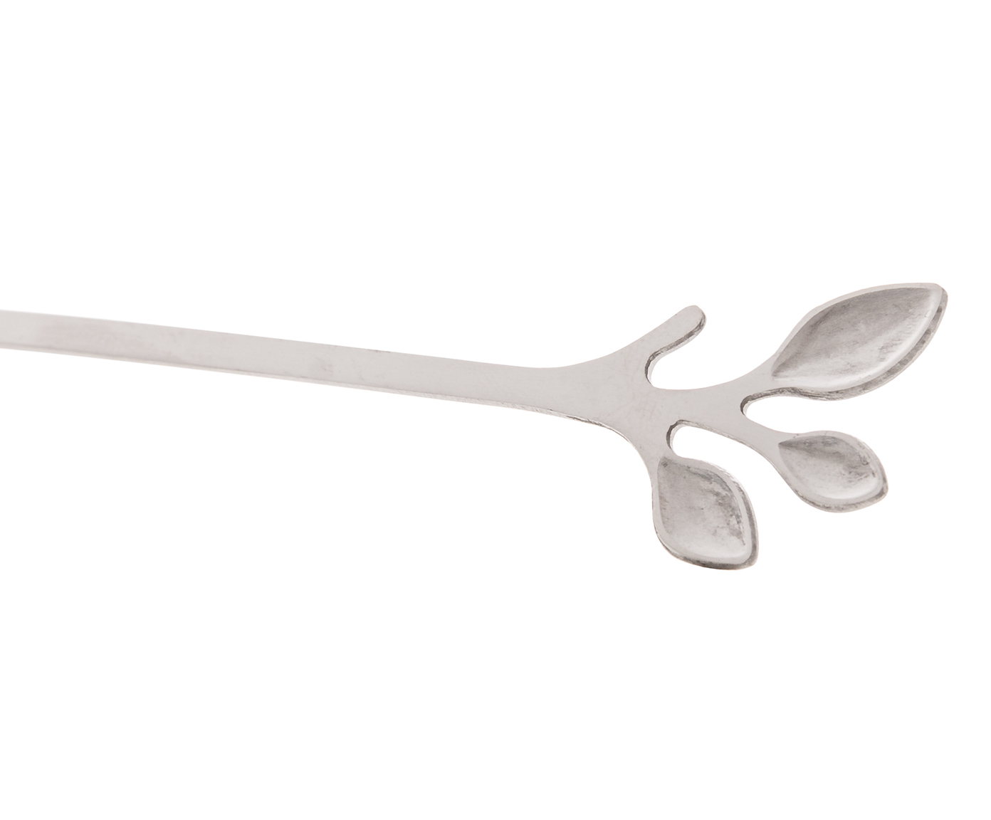 Jogo de Garfos para Aperitivo em Inox Leaves Prateado image number 2