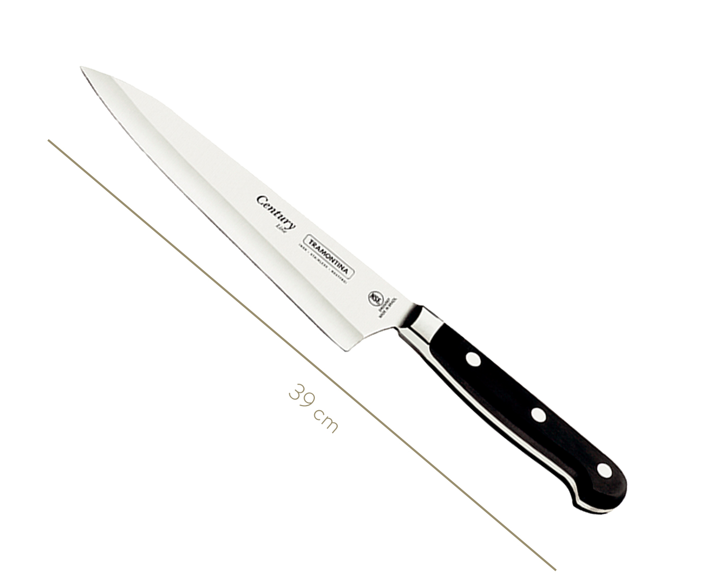 Faca para Fatiar em Inox Agile 7" - Preta image number 3