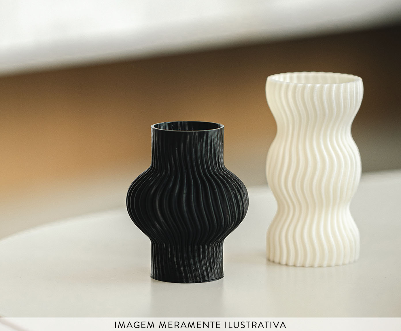 Mini Vaso Onda 1 Preto image number 7